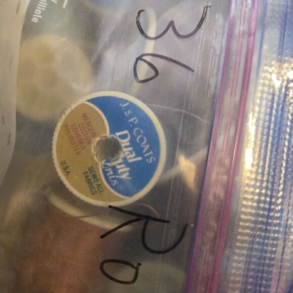 Vintage Coats & Clark Dual Duty Cottoncoveted Thread Lot Of 36 Small Sewing - Picture 5 of 6